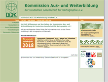 Tablet Screenshot of geomatik-ausbildung.de